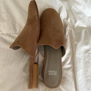 Eileen Fisher Suede Loafer Flats
